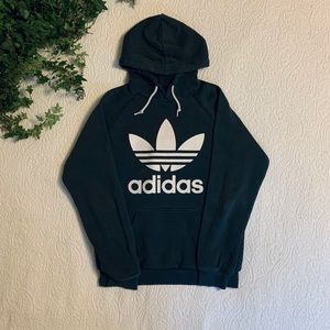Adidas dark green hoodie